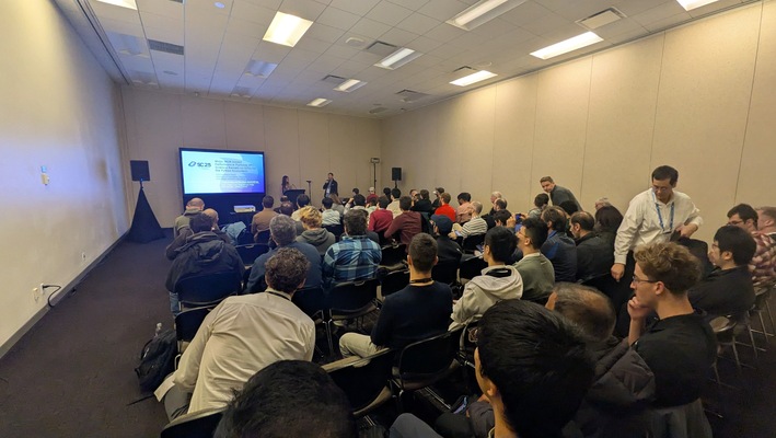 Tatiana presented to a full house.