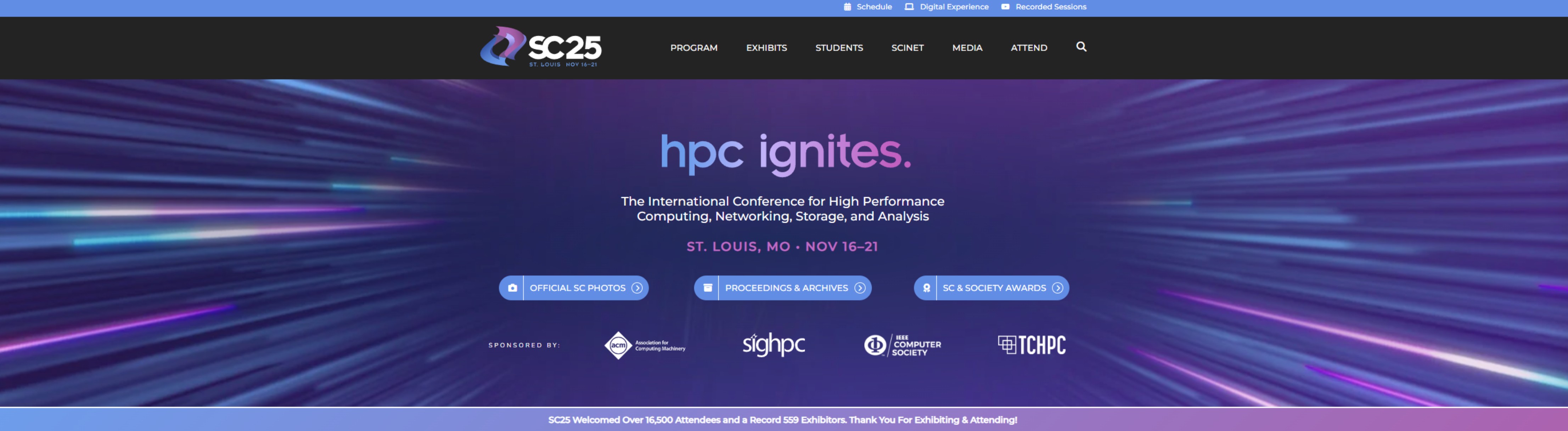 Research conducted on ExCL and presented at SC25